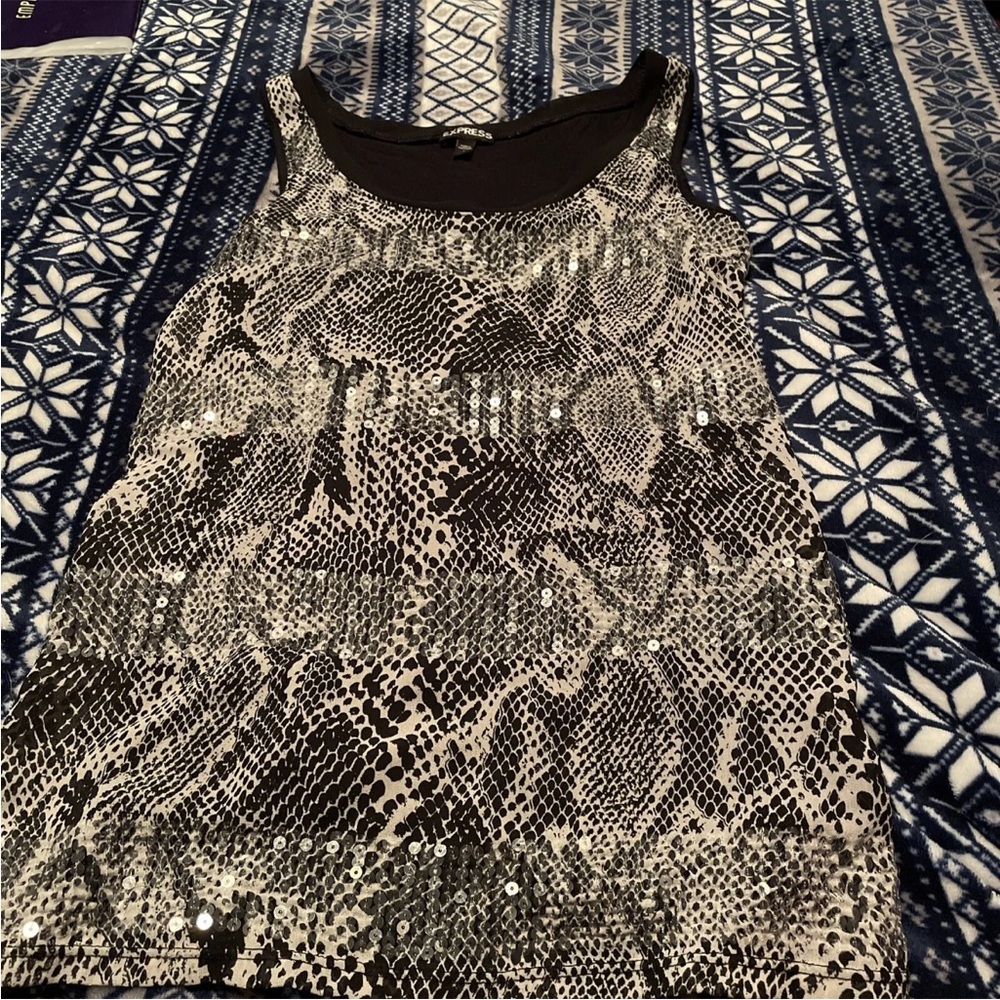 EXPRESS SMALL SEQUINED TOP
